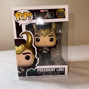 Funko Pop! President Loki with Gold Horns